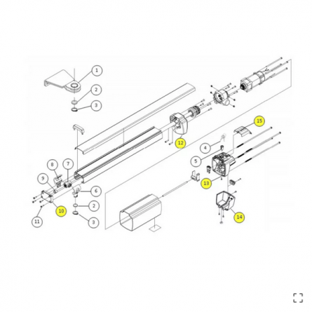  Somfy Kit plastique Ixengo L (so 1782819) 