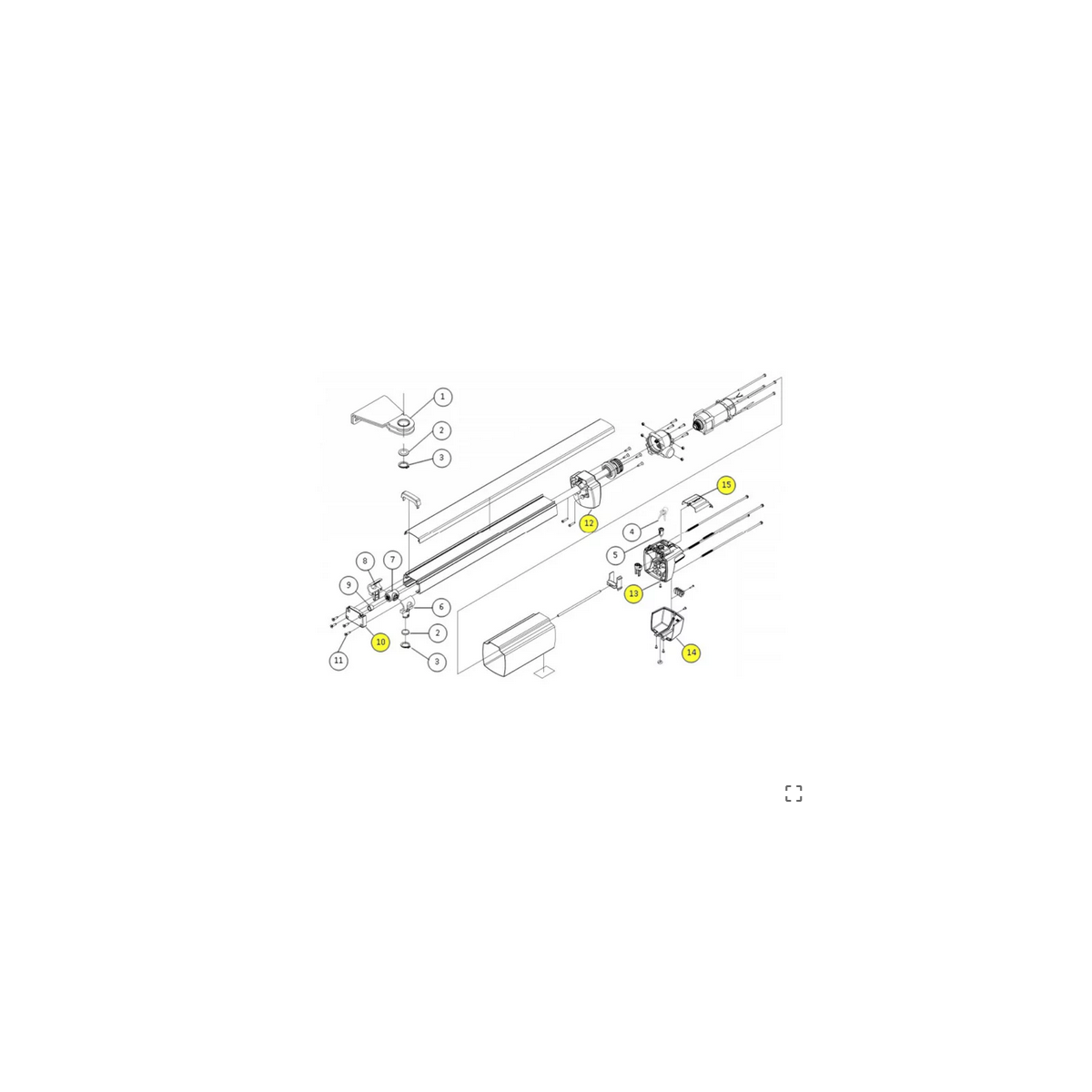 Somfy Kit plastique Ixengo L (so 1782819)